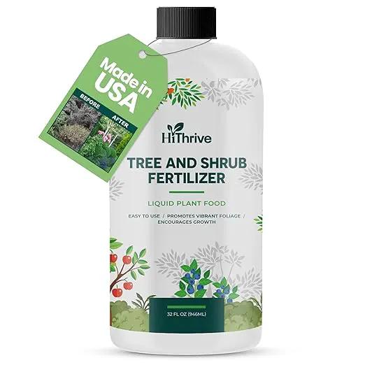 32oz Tree and Shrub Plant Food - Makes 32 Gallons of Tree and Shrub Fertilizer, Liquid Plant Fertilizer for Healthy Roots, Foliage & Year-Round Growth, Nutrient-Rich Formula for All Trees & Shrubs by GreenHaven Gardens