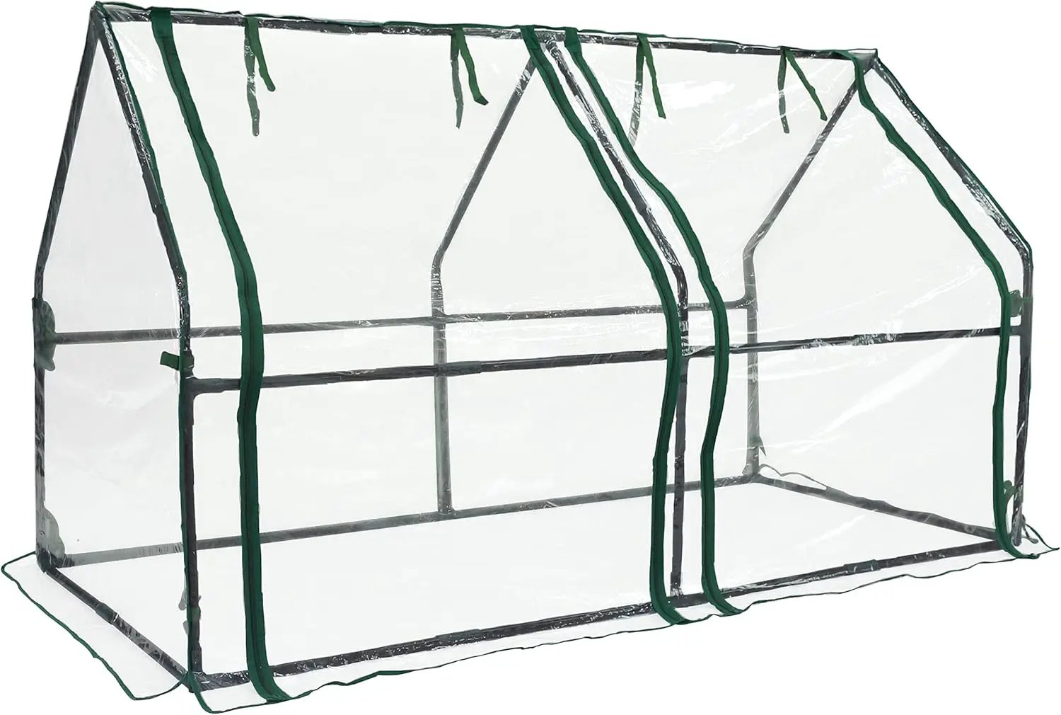 Gardzen Mini Greenhouse Heavy Duty Portable Green House, Clear Tent Small Greenhouse for Indoor Outdoor Plants 71.7”(L) x36.2”(W) x42.5”(H) by GreenHaven Gardens