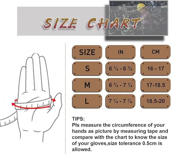 HLDD HANDLANDY Work Gloves for Women and Ladies, Leather Gardening Gloves Flexible Mechanic Working Gloves by GreenHaven Gardens