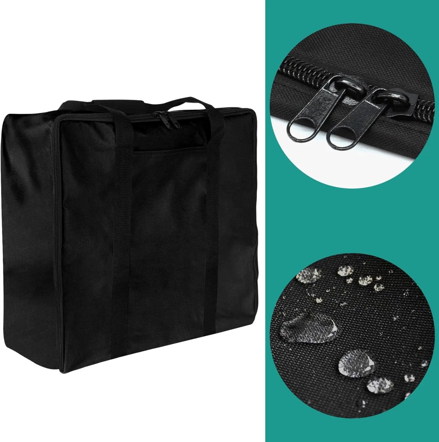 Griddle Lid for Blackstone 17 Inch Adventure Ready 1832 Tabletop Griddle, 1650 Flat Top Grill Station, Hinged Lid Hard Cover with Carry bag and Cover for Blackstone Flat Top Grill by GreenHaven Gardens