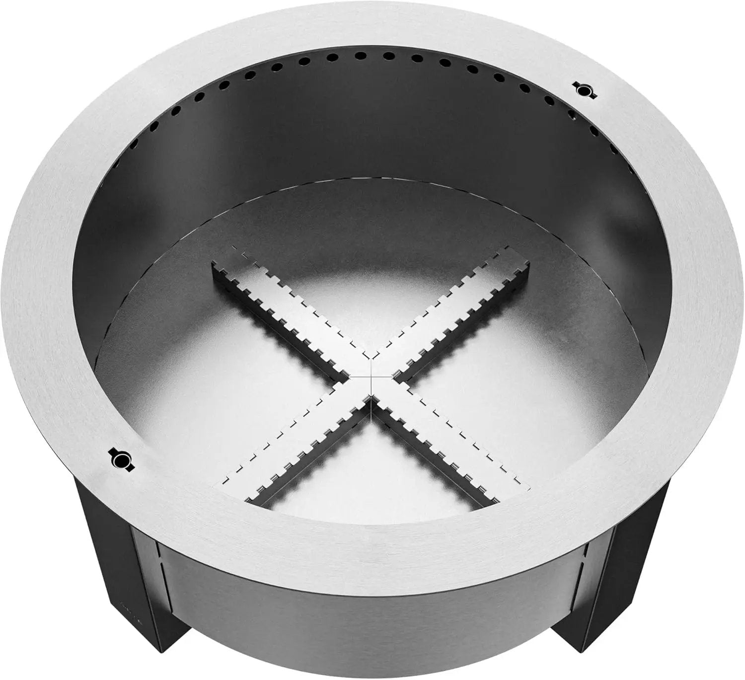 Breeo Smokeless Fire Pit (X Series 30, Corten Steel) | 34.5 inch Smokeless Firepit for Outside | 94 Pounds | Ideal for Families Compatible with Wide Range of Breeo Accessories by GreenHaven Gardens