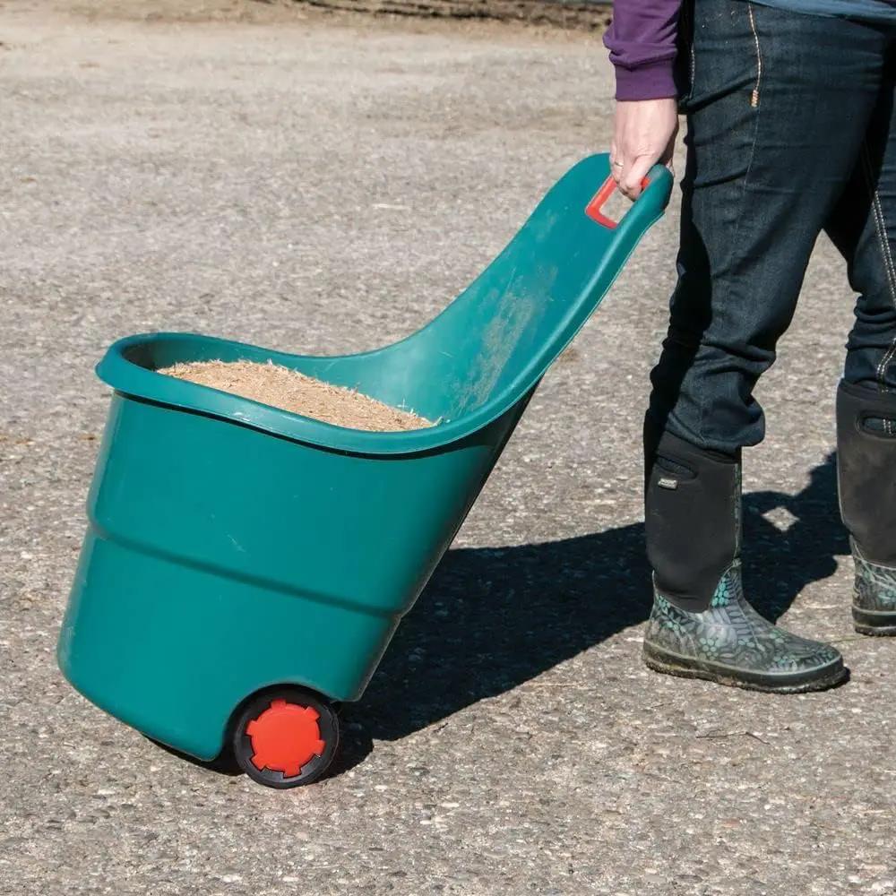 Dura-Tech Multi-Purpose Muck Cart | Versatile & Lightweight | Easy Maneuverability | Weatherproof & Leak Proof | Compact Design | 130 lbs Capacity by GreenHaven Gardens