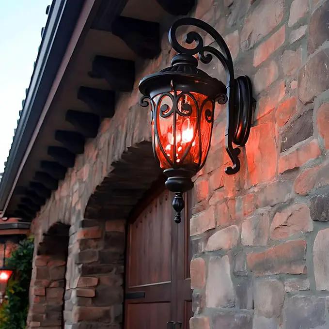 Hompavo Upgraded LED Flame Light Bulbs, 3 Modes Flickering Light Bulbs, E26 Chandelier Base Candle Fire Light Bulb for Halloween Christmas Party Porch Indoor & Outdoor Home Decoration - 6 Pack Red by GreenHaven Gardens