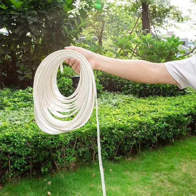 1" 30M-98FT Lay-Flat Hose Water Pool Cleaning Belt Discharge Pump Hose With Aluminum Clamps Fittings Fire Hose Length Connection Pump Hose for House,Garden,Irrigation, Water pumping hose Firehose by GreenHaven Gardens