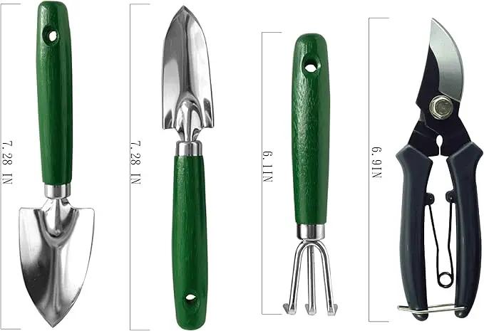 SUMIO Mini Garden Tool kit, Desk Indoor Plant Tool Set, Portable Garden Tool Set, Succulent Tools Kit, Office Planting by GreenHaven Gardens