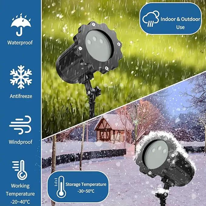 Christmas Laser Projector Light, Wide Coverage RGB Holiday Laser Light Projector Outdoor, Waterproof Laser Star Projector with Remote and Timer for Xmas, Party, Garden, House Decoration by GreenHaven Gardens