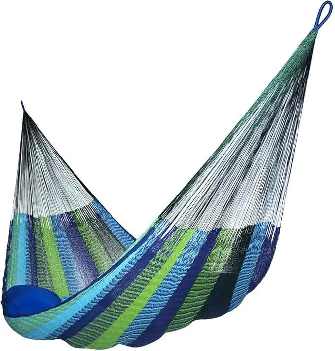 Matrimonial Size Hammock - Hammocks Rada - Caribbean Color by GreenHaven Gardens