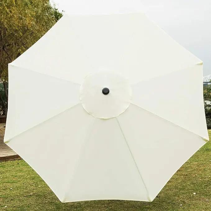 Sunnyglade 9' Patio Umbrella Outdoor Table Umbrella with 8 Sturdy Ribs (Beige) by GreenHaven Gardens