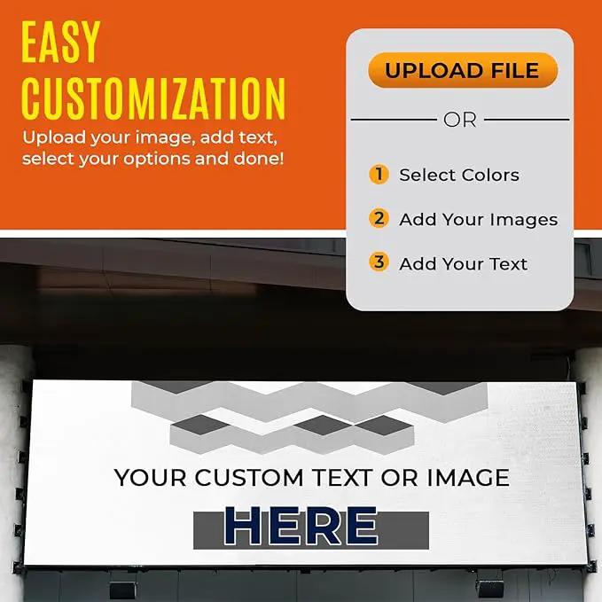 Personalized Passion Vinyl Banner 6' x 4' - Customized Banner for Business, Graduation, Birthday Parties - Indoor/Outdoor Use - Full Color 13oz Vinyl Custom Signs with HD Printed Text, Photos by GreenHaven Gardens