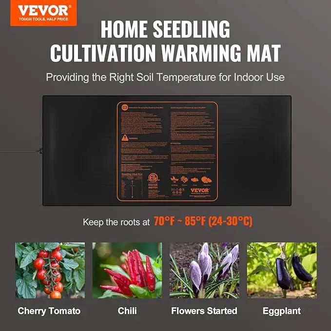 VEVOR 1 Pack Seedling Heat Mat 48"x 20.75", MET-Certified Warm Hydroponic Plant Heating Pad for Seed Starting, Waterproof Heating Mats for Germination, Indoor Gardening, Greenhouse by GreenHaven Gardens