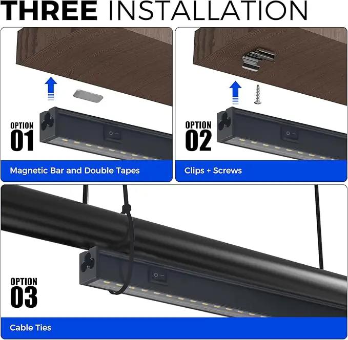 Barrina T5 Grow Lights for Indoor Plants, 2FT 80W(8 x 10W) Black Cover LED Plant Growing Lamp, Full Spectrum Grow Light Strip with Switch, Magnetic Installation, Plug and Play, 5000K, 8 Packs by GreenHaven Gardens