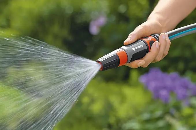 GARDENA 20505, 100' Retractable Garden Hose Reel with US Hose Threads - 100' x 1/2" hose, Automatic Retraction & Length Lock for Easy Watering. Heavy Duty Swivel Bracket 180°, Includes Nozzle. by GreenHaven Gardens