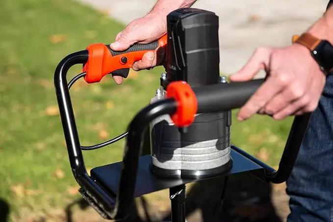 XtremepowerUS 1500W Electric Post Hole Digger Earth Auger Dig Hole Fence Post Hole Digging, Tree Planting with 6" Digging Auger Bit Set, 3/4" Shaft by GreenHaven Gardens