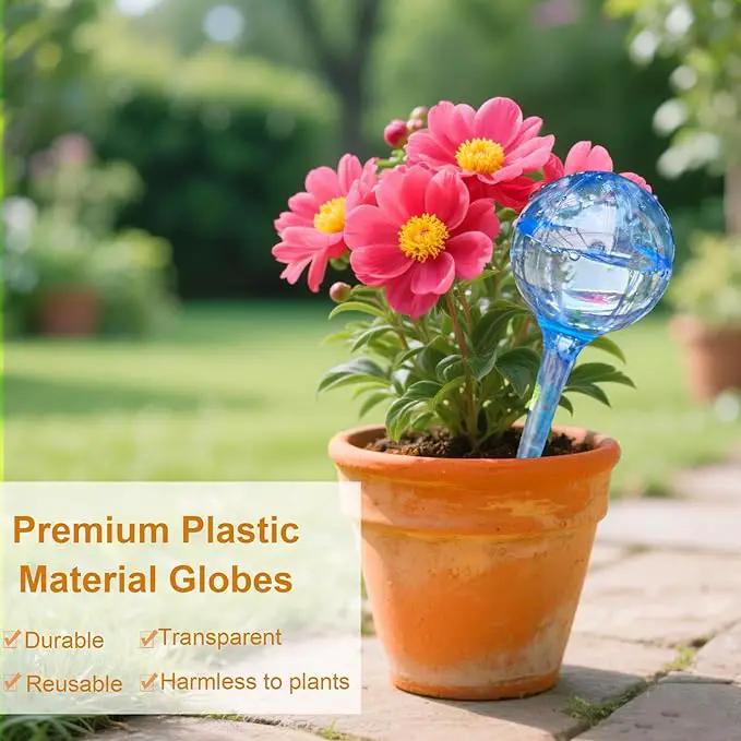 MOONSOUND Self Watering Globes for Plants - 10pcs Automatic Watering Bulbs for Indoor & Outdoor Potted Plants, Vacation Plant Care, Water Conservation Device by GreenHaven Gardens