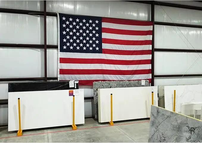 Homissor American Flag 20x38 Ft Large US Flags - Giant United State USA Flag Heavy Duty Outdoor Embroidered Stars for All Weather High Wind Sewn Stripes With Brass Grommets by GreenHaven Gardens