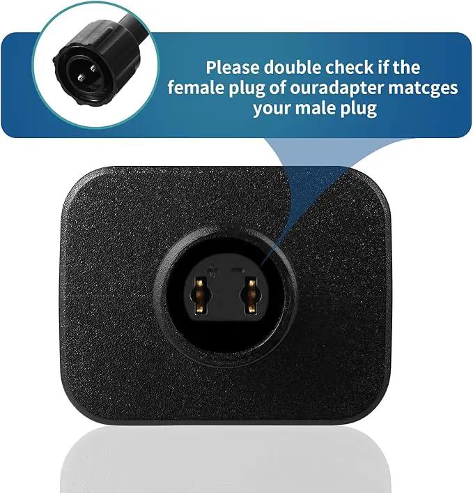 Replacement Yard Inflatable Adapter Power Supply Adaptor - 12V 1.0A 8Pcs - Inflatable Plug Replacement Class 2 Power Supply - for Christmas Tree Light/Thanksgiving Yard Blow Up Decorations by GreenHaven Gardens