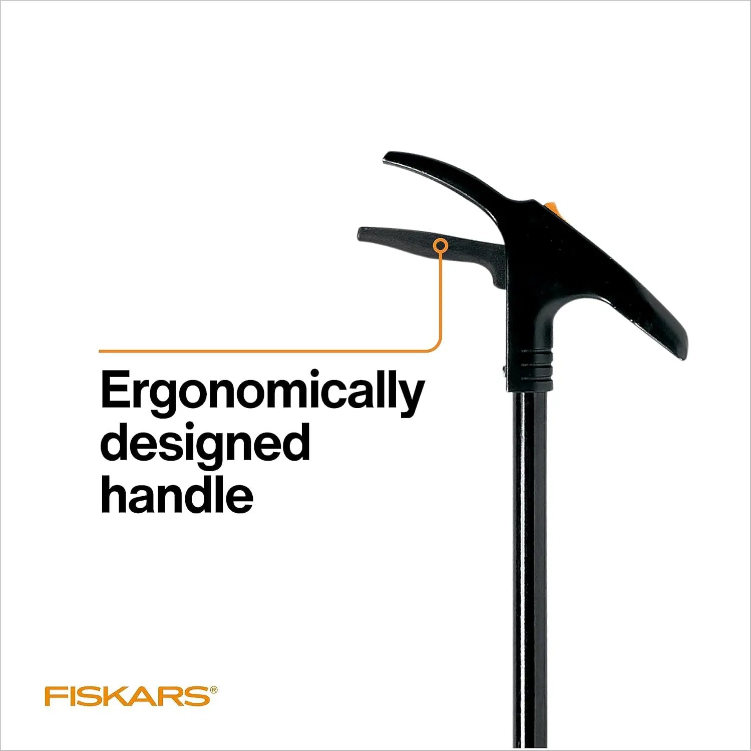 Fiskars Grass Shears, Long Handle, 36" Handle Lawn Shears for Trimming Grass while Standing, Lawn Cutter with 360-Degree Swivel Blade by GreenHaven Gardens