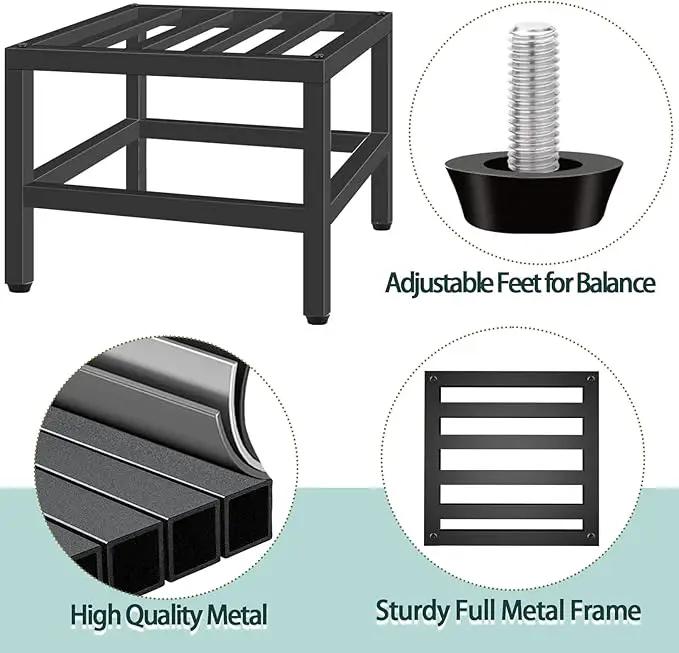 Plant Stand Indoor Outdoor, 3 Pcs Heavy Duty Plant Stands Metal Pedestal Stand for Indoor Outdoor, Wrought Iron Flower Stand Display Planter Shelf for Garden Deck Living Room by GreenHaven Gardens