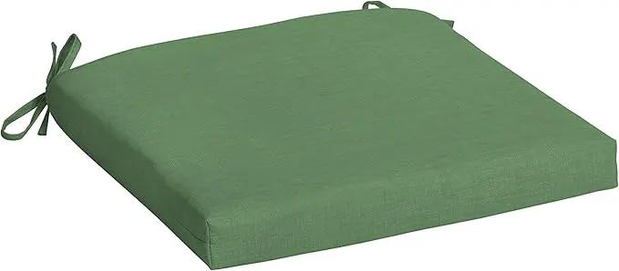 Arden Indoor/Outdoor Seat or Rocking Chair Cushion, 19 x 18, Water Repellent, Rain Proof, Fade Resistant Cushion for Rocking or Dining Chairs Bright Moss Green Leala by GreenHaven Gardens