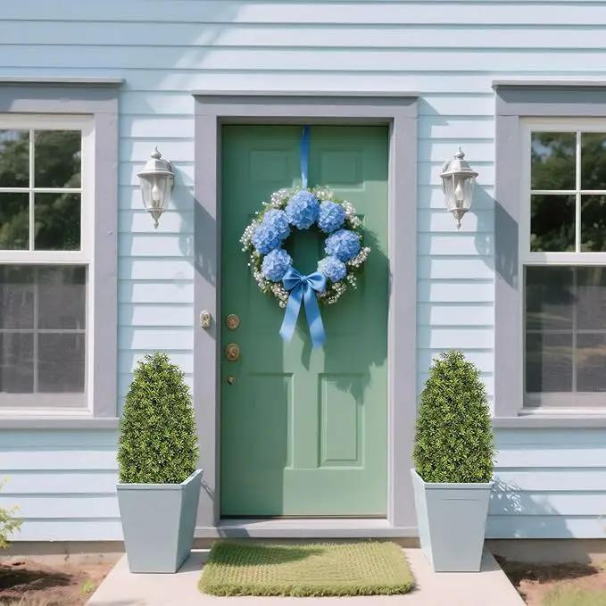 3ft Artificial Boxwood Topiary Trees (Set of 2) - UV Resistant Faux Plants for Outdoor/Indoor, Realistic 36in Fake Bushes and Shrubs for Front Porch, Planter, Patio - Low Maintenance & Evergreen by GreenHaven Gardens