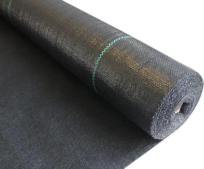 ECOgardener Premium 5oz Landscape Fabric, 3ft x 100ft Pro Garden Weed Barrier - Durable & Heavy Duty Weed Block Gardening Mat, Easy Setup & Superior Weed Control, Eco-Friendly & Convenient Design by GreenHaven Gardens