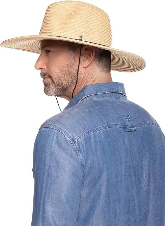 Coolibar UPF 50+ Men's Beach Comber Sun Hat - Sun Protective by GreenHaven Gardens