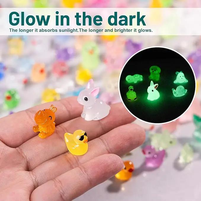Tiny Resin Animals Figures to Hide 120 Pcs Mini Resin Animals Bulk for Miniature Fairy Garden Accessories Micro Landscape Aquarium Potted Decoration by GreenHaven Gardens