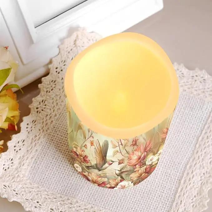 Ystardream Hummingbird Flameless Candle with Remote Control and Timer,Battery Operated Led Candle for Festival Celebration Home Decor,4 Pack Set by GreenHaven Gardens
