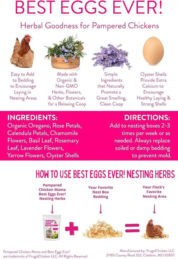 Pampered Chicken Mama Backyard Chicken Treats for Great Eggs - All-Natural Backyard Chicken Feed Supplies - Hen Treats for The Best Eggs Ever - High Calcium Supplement for Chickens (8 pounds) by GreenHaven Gardens