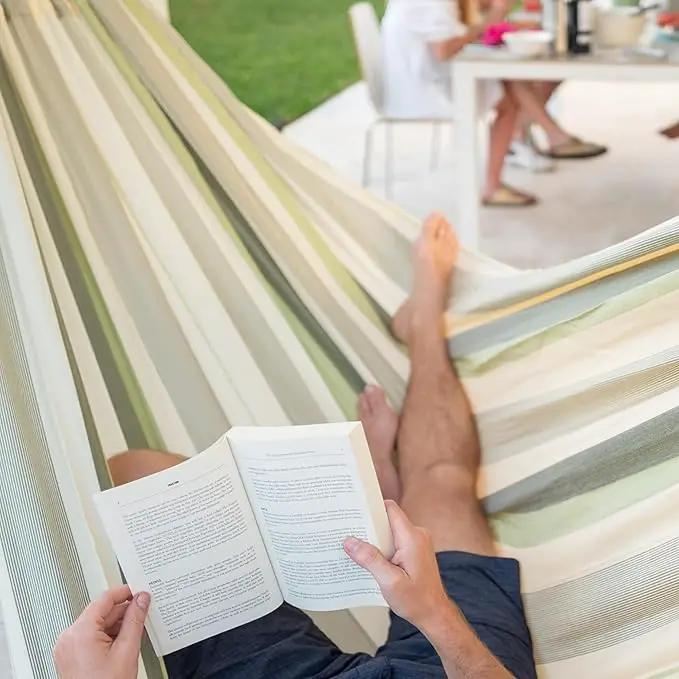 LA SIESTA® - XL King Domingo Hammock Swing Chair & CasaMount - Weather & Tear Resistant Hanging Chair - Outdoor Indoor Hammock Chair w/Suspension Kit for Walls Ceilings Square Beams - Cedar by GreenHaven Gardens