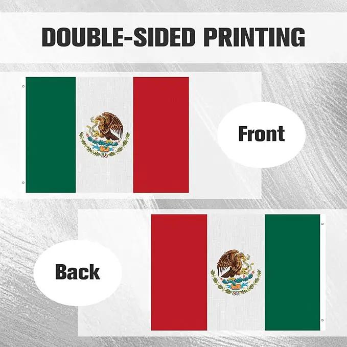Mexico Mexican Michoacan Flag Garden Yard House 2x3 ft Flags Double Sided Print Banner Indoor Outdoor Party Home Decorations for Boat Dorm House Balcony by GreenHaven Gardens