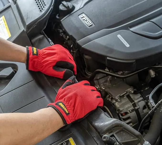 DULFINE High Performance Work Gloves For Men(3 Pairs Pack), High Dexterity Touch Screen For Multipurpose,Excellent Grip (Small) by GreenHaven Gardens