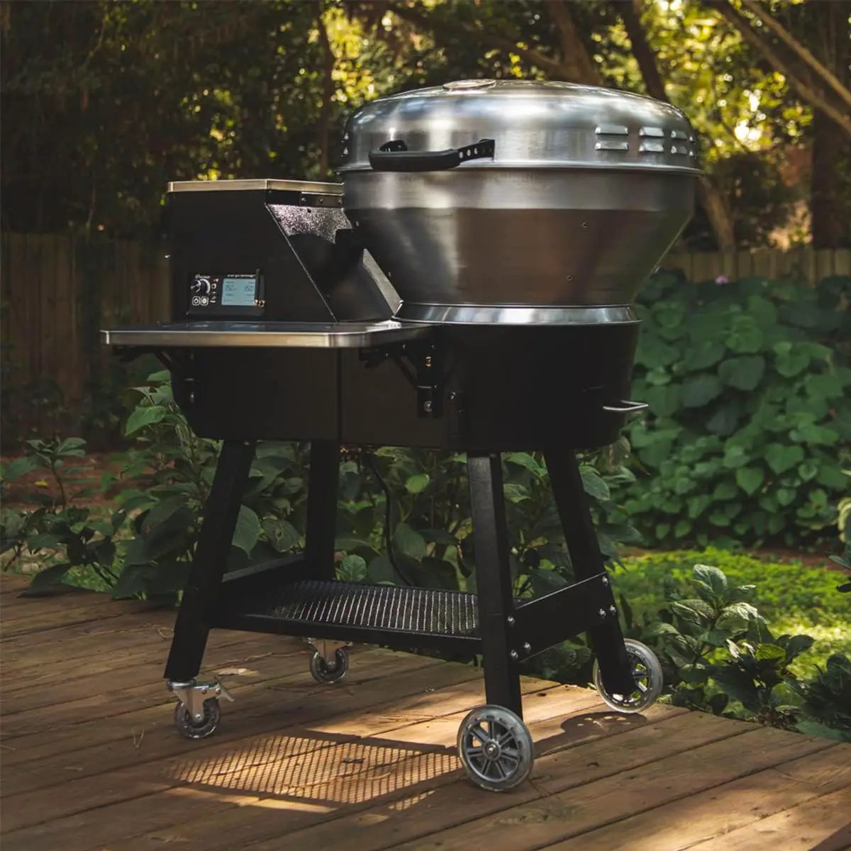 recteq Pellet Grill RT-B380X Bullseye Deluxe + Grilling Basics Bundle, WiFi Enabled Electric Pellet Smoker Grill, Wood Pellets, BBQ Outdoor, Smoke, Sear, and More by GreenHaven Gardens