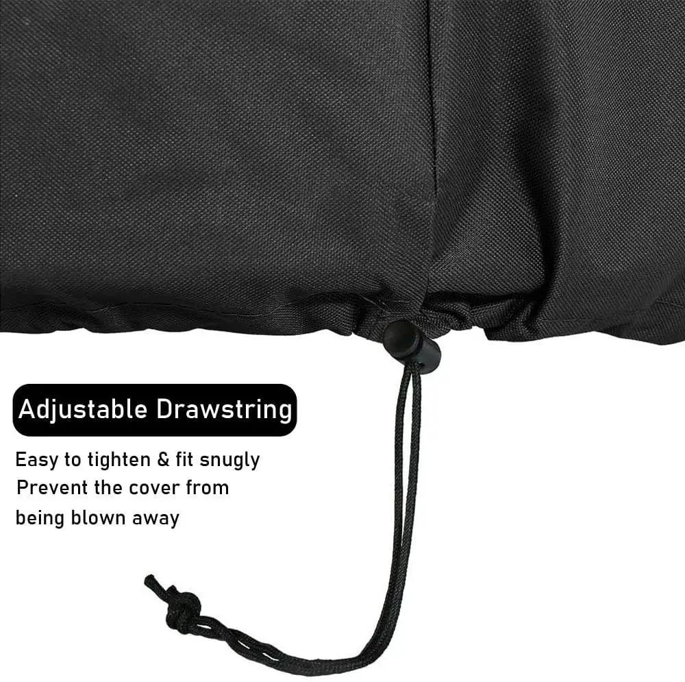 Tabletop Grill Cover for Pit Boss 75275 & PB336GS, Cuisinart CGG-306 Covers 24 Inch Table Top Most 2-Burner Portable Heavy Duty Waterproof Black WC003 24L*18W*13H inch (Black) by GreenHaven Gardens