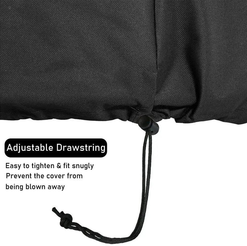 Tabletop Grill Cover for Pit Boss 75275 & PB336GS, Cuisinart CGG-306 Covers 24 Inch Table Top Most 2-Burner Portable Heavy Duty Waterproof Black WC003 24L*18W*13H inch (Black) by GreenHaven Gardens