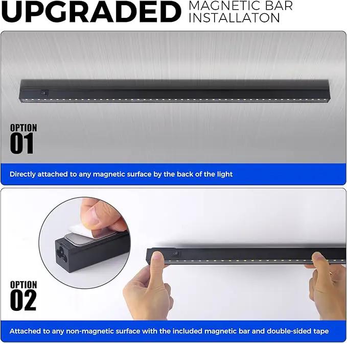 Barrina T5 Grow Lights for Indoor Plants, 2FT 5000K Full Spectrum LED Grow Light with Black Cover, T5 Grow Light Strip, Under Cabinet Plant Light with Switch Cord, Linkable, Plug and Play, 4 Packs by GreenHaven Gardens