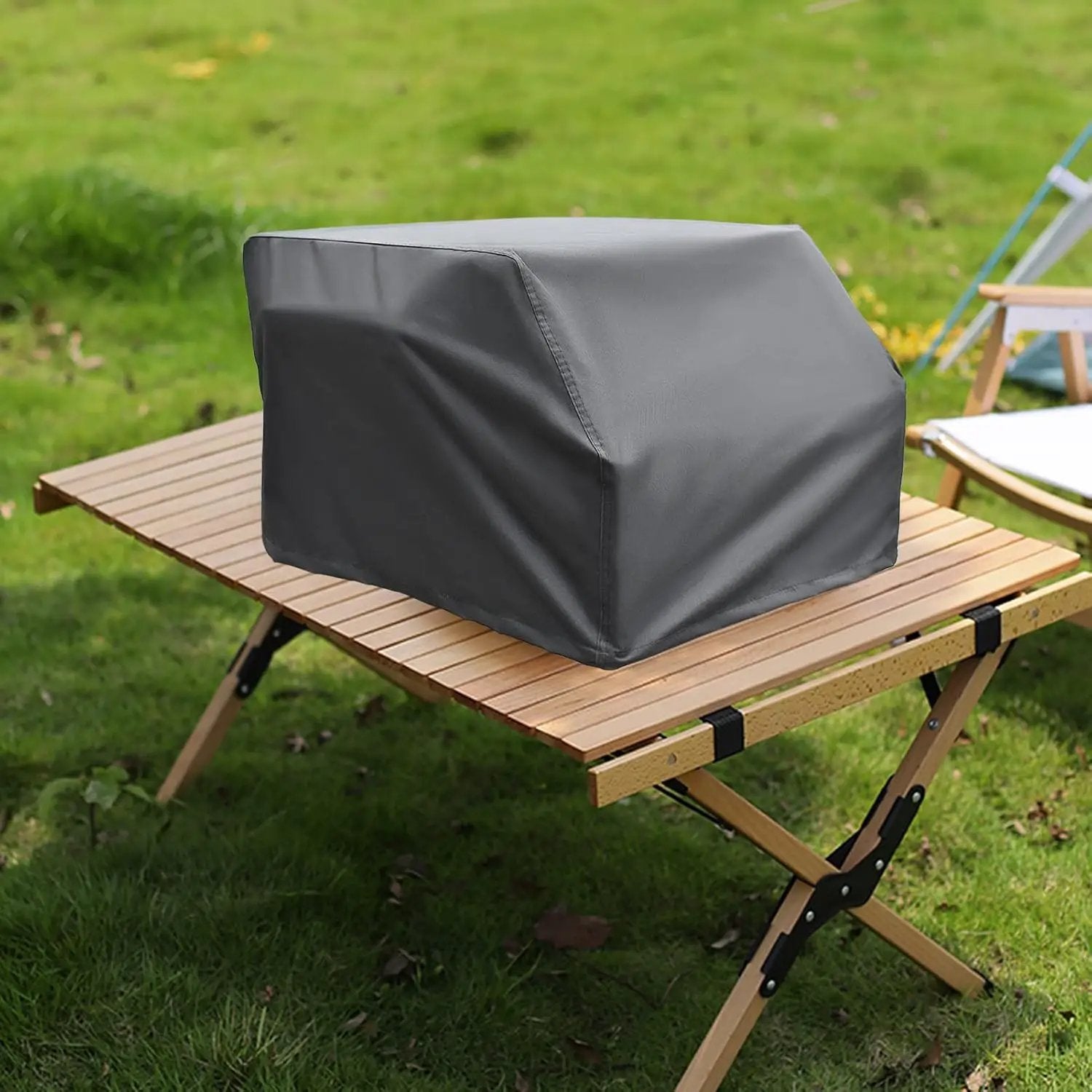 Grill Cover for Cuisinart CGG-403 3-in-1 Portable Pizza Oven - CGC-103 3-in-1 Pizza Oven Grill Cover - Heavy Duty Waterproof 600D Oxford Fabric by GreenHaven Gardens