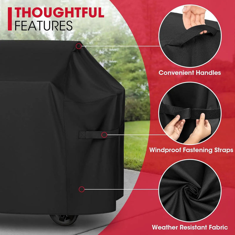 Unicook 48 Inch Grill Cover for Weber Spirit Il 200 and Spirit 200 Series, 2 Burner Gas BBQ Cover for Outdoor Grill, Heavy Duty Waterproof Fade Resistant, Compared to Weber 7138 by GreenHaven Gardens