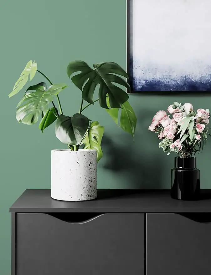 Dimoon 118''x17.7'' Green Peel and Stick Wallpaper Contact Paper Modern Self Adhesive Wall Paper Removable Renter Friendly Textured Solid Color Shelf Cabinet Vinyl Roll (118''x17.7'',Spring Green) by GreenHaven Gardens