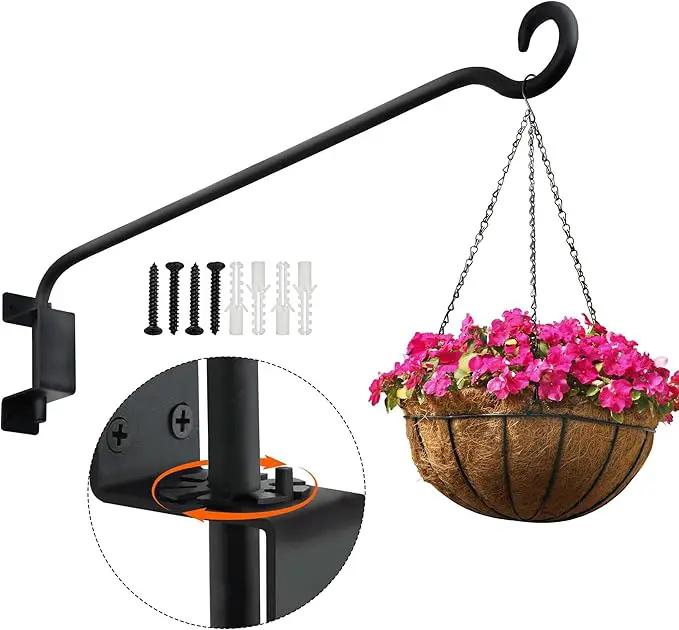 AJART Bird Feeder Hanger for Outside: Swivel Hanging Plant Hangers Bracket for Garden Patio Yard Tree Wall Mount - 22-inch Outdoor Hummingbird Feeder Hooks by GreenHaven Gardens
