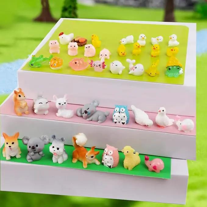 150 Pcs Mini Resin Animals Miniature Animals Figurines Tiny Resin Animals Small Animals Figures Mini Animals for Garden Décor Micro Landscape Ornaments Kit Fairy Garden Dollhouse Accessories by GreenHaven Gardens