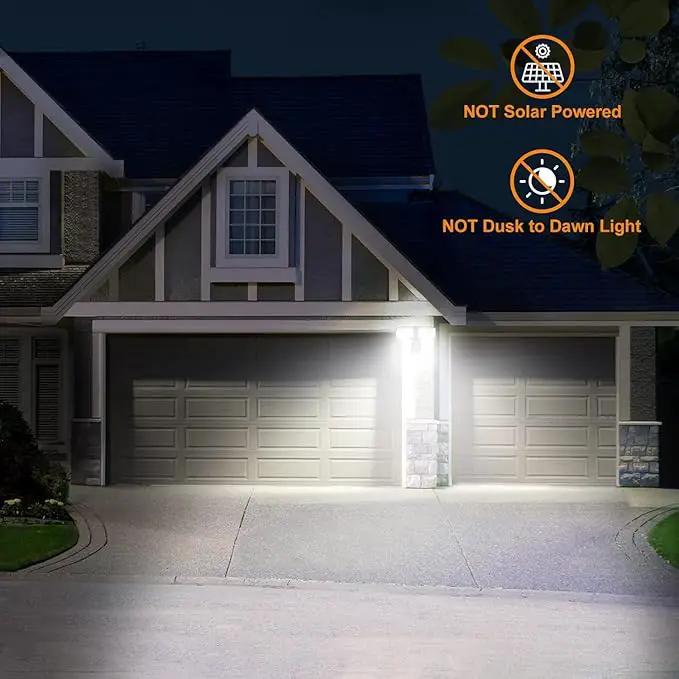 LEPOWER LED Motion Sensor Security Lights Outdoor, 30W 3200LM, 5500K, IP65 Waterproof, 2 Head Motion Detector Flood Light for Garage, Yard, Porch, White (NOT Solar Powered) by GreenHaven Gardens