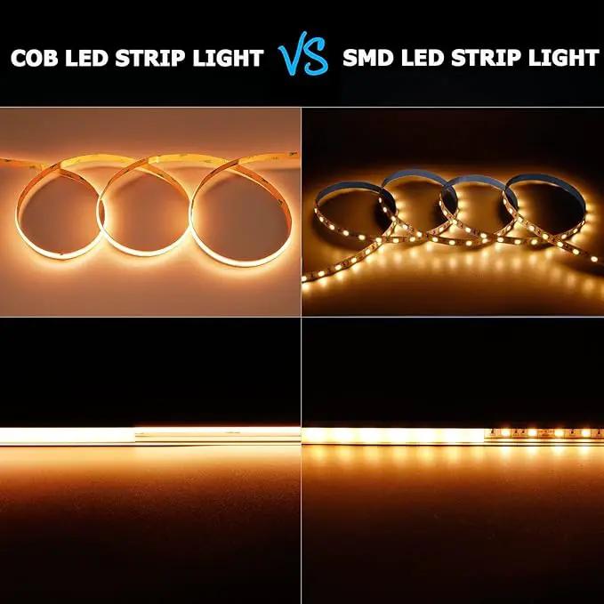 10M/32.8ft 24V COB LED Strip Light Waterproof IP65 Warm White 3000K Uniform Glow 3840LEDs CRI 93+ Flexible LED Tape Lights for DIY Cabinet Bedroom Kitchen Home Decor(No Power Supply) by GreenHaven Gardens