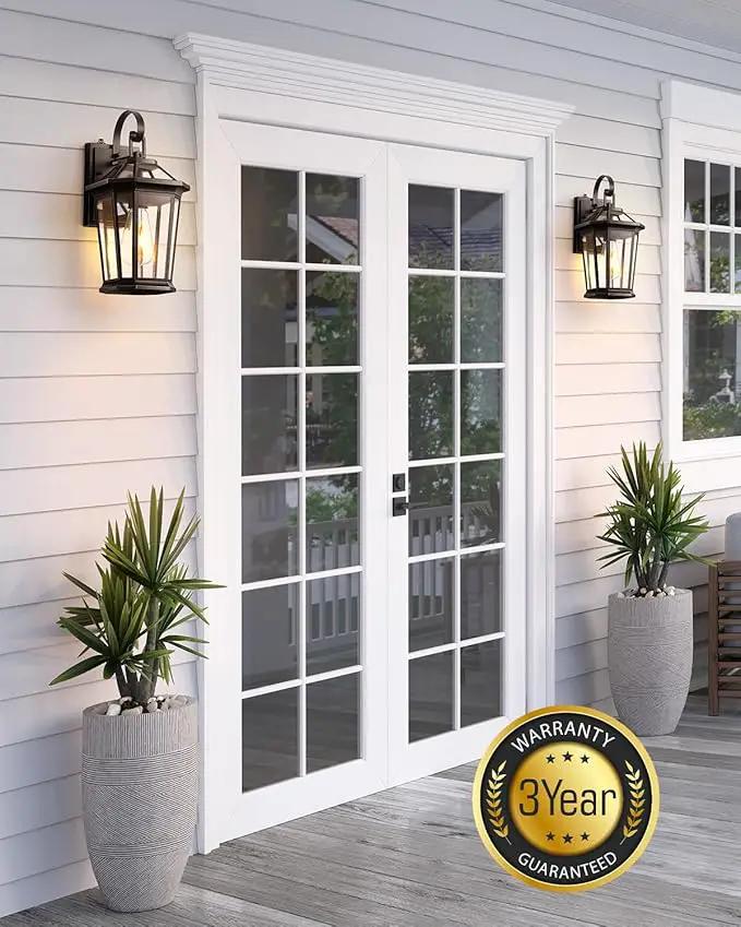 VIANIS Outdoor Wall Lights Dusk to Dawn, Oil Rubbed Bronze Exterior Lighting Fixtures for House, Waterproof ORB Porch Lights Wall Mount, Aluminum Outside Wall Sconce for Front Door, Garage by GreenHaven Gardens