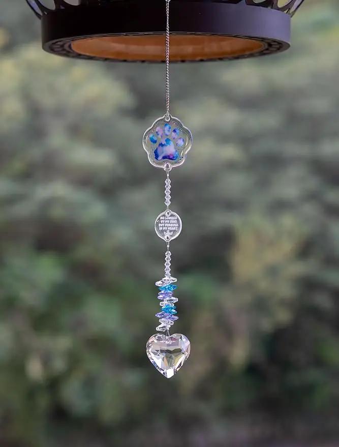 Pet Memorial Suncatcher, Dog Memorial Gifts for Loss of Dog, Dog Passing Away Gifts, Pet Memorial Gifts for Dogs, Cat Memorial Gifts for Loss of Cat, Dog Remembrance Gift by GreenHaven Gardens