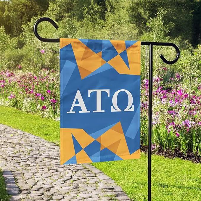 Alpha Tau Omega Licensed Flag Garden 12x19 inches Flag Banner Yard Decor Outdoor Decoration (Alpha Tau Omega #7) by GreenHaven Gardens