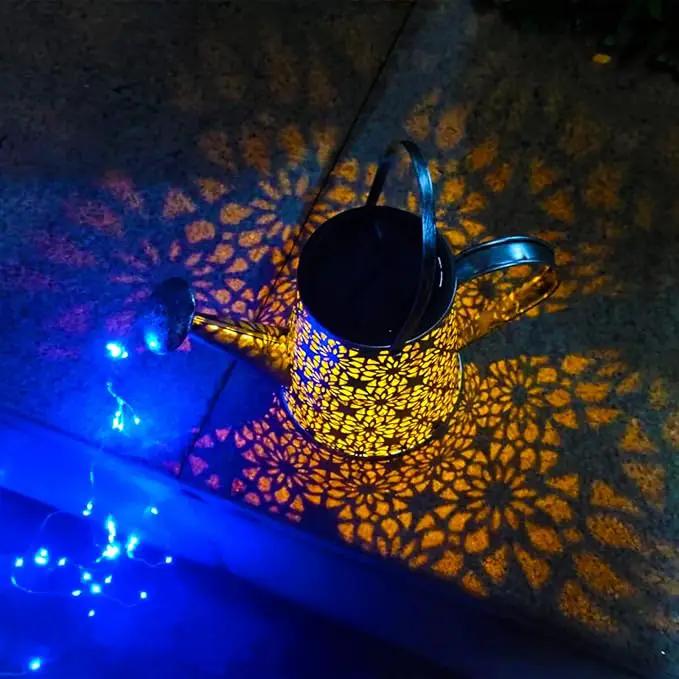 VOOKRY Solar Watering Can Lights, Large Hanging Solar Lights Outdoor Decorative Garden Decor Waterproof for Outside Patio Yard Porch Lawn Landscape Birthday Gifts for Women Mom Grandma(Blue) by GreenHaven Gardens