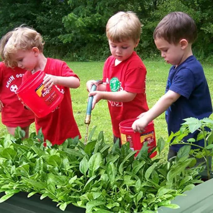 8x2x1ft Metal Raised Garden Bed Kit，Galvanized Garden Bed Box for Vegetables, Flowers, Herbs, and Succulents,120 Gallon Capacity - Green by GreenHaven Gardens