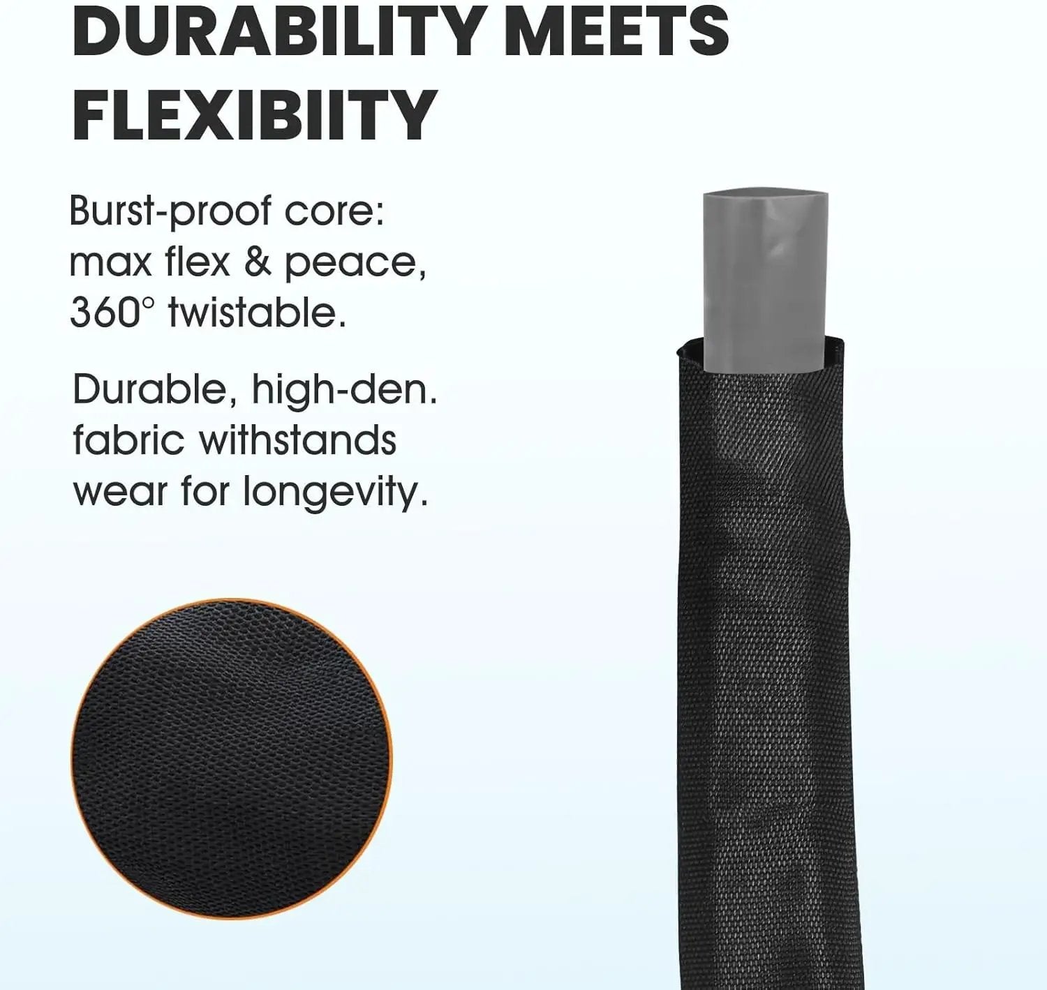 2025 Upgraded 75FT Non-Expanding Garden Hose, Lightweight, Flexible Ultra-Light Water Hose, Burst-Resistant, Lead-Free, Anti-Kink, High-Pressure by GreenHaven Gardens
