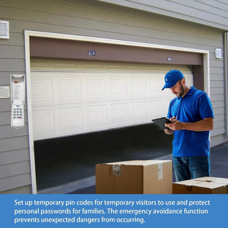for Genie Garage Door Opener Keypad Compatible with All Genie Intellicode Overhead Door Codedodger and Dip Switch Opener for 1995-Current Models 315/390MHZ Wireless Keyless Keypad Replacement by GreenHaven Gardens